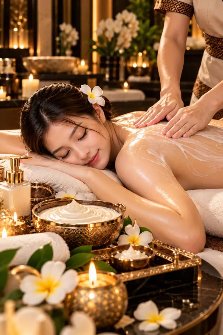 Natural cream massage